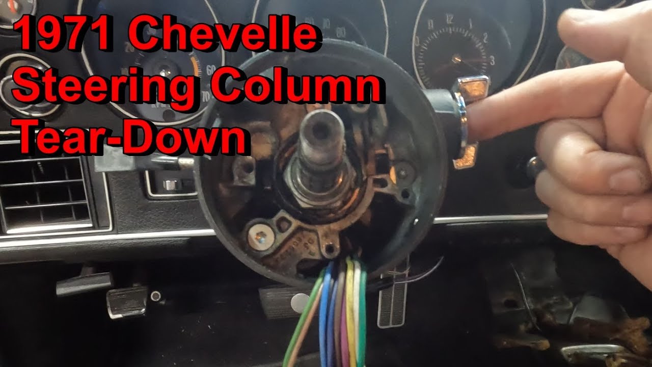 Ремонт зажигания Chevelle — Часть 1 — Снятие и разборка рулевой колонки