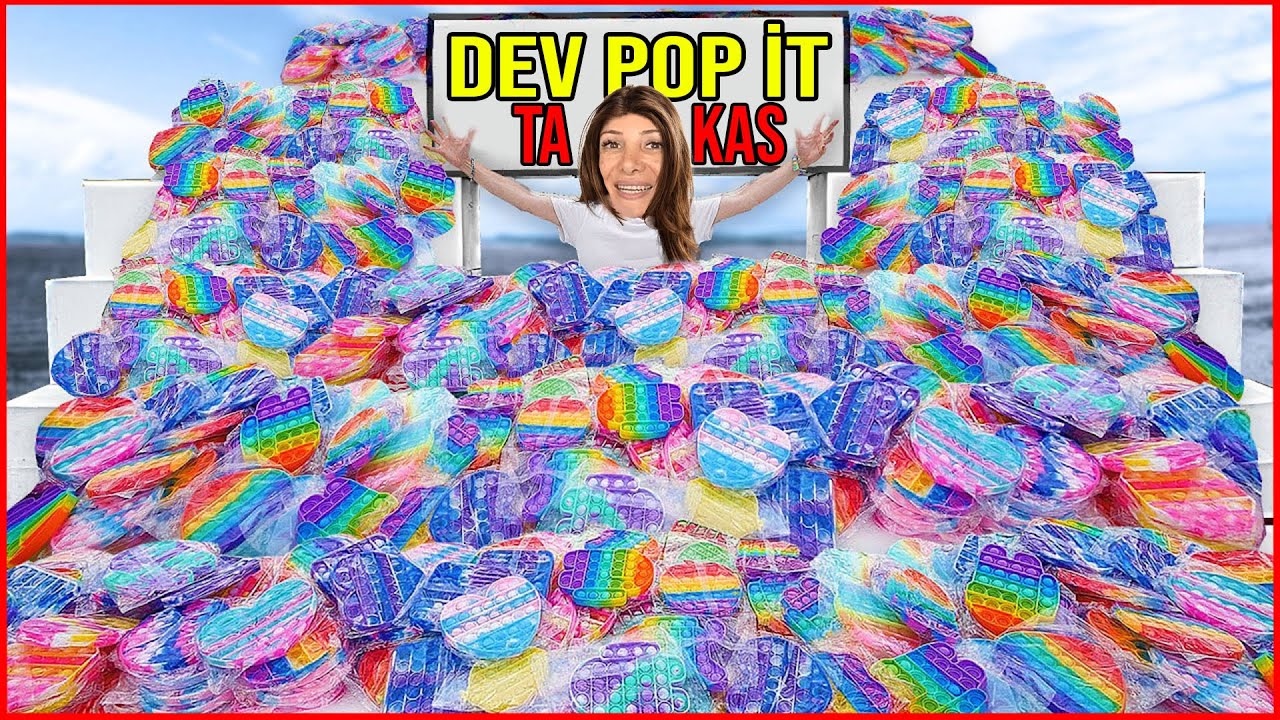 DEV POP IT TAKAS CHALLENGE EN DEĞEERLİ EŞYANI VER POP İT AL!! Dobişko Tv