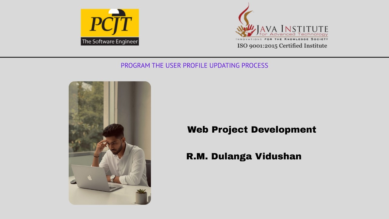 Program the user profile updating process