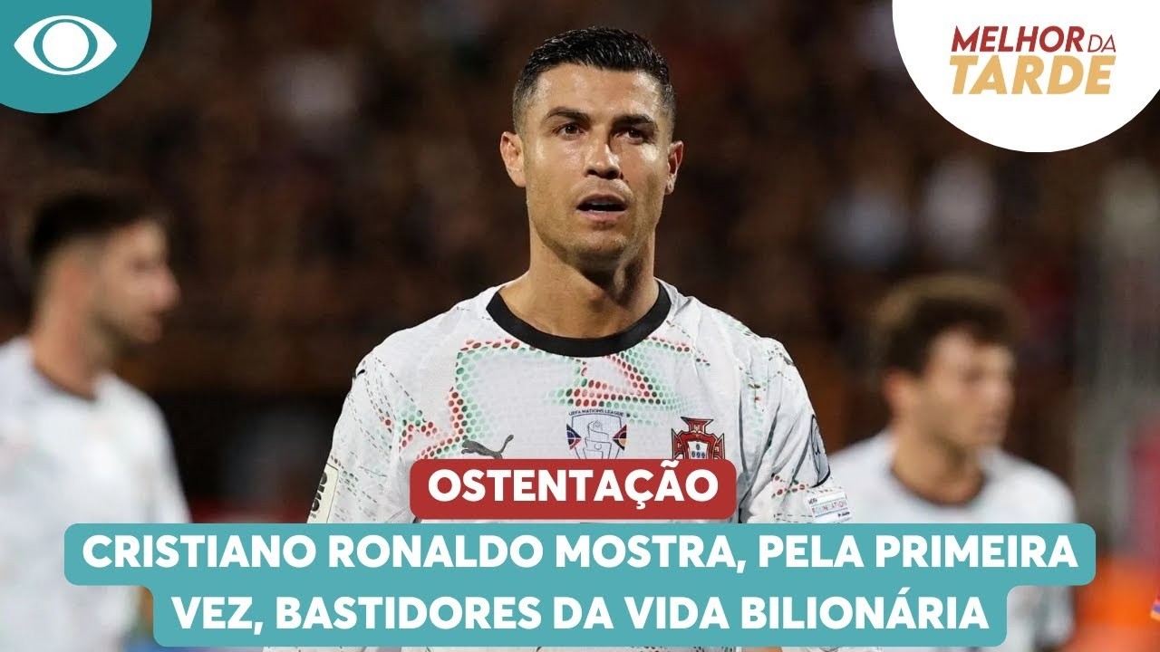 #TBT Ostentação: Cristiano Ronaldo mostra, pela primeira vez, bastidores da vida bilionária