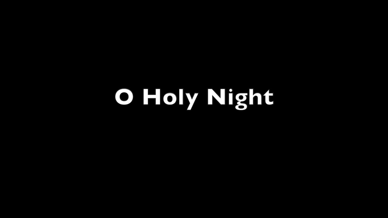O Holy Night Backing Music
