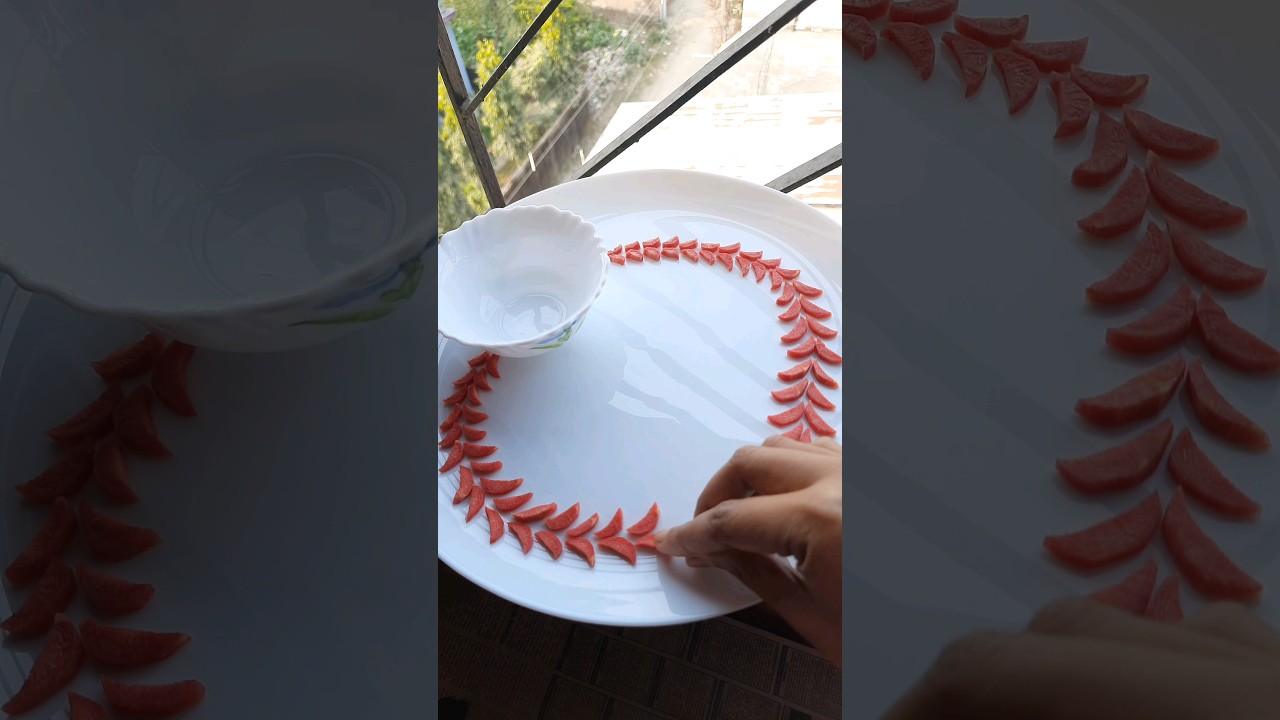 One Beautiful Decoration #decoration #food #foodthali #trendingshorts #trending #lunch #shorts