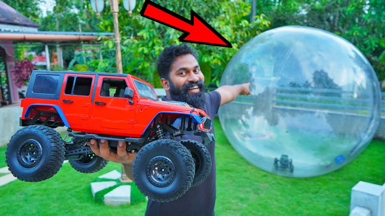 Rc Car Vs Zorb Ball | മരണകിണറിൽ RC കാർ ഓടിച്ചപ്പോൾ | M4 Tech |
