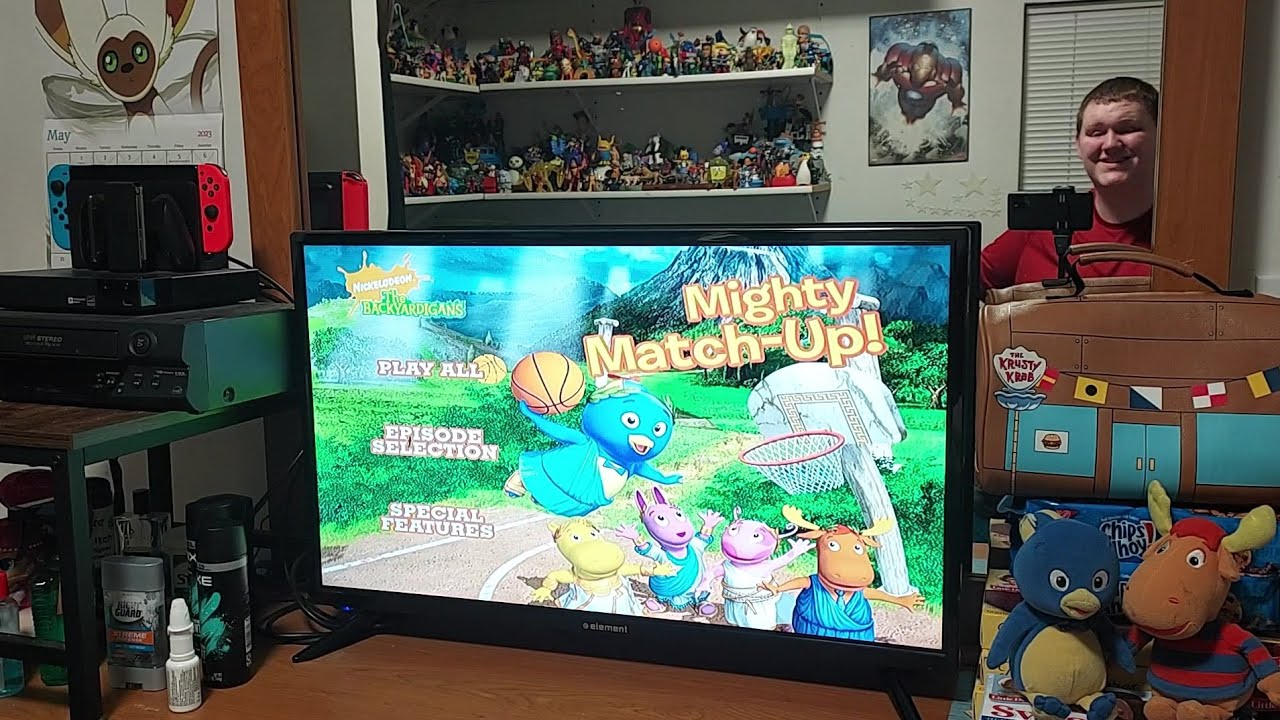 Menu Walkthrough Of The Backyardigans: Mighty Match Up DVD From 2008🏀⛰️🌧☀️