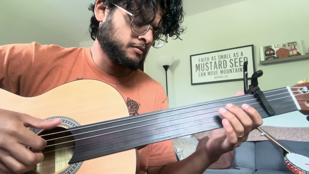 Fretless guitar improv