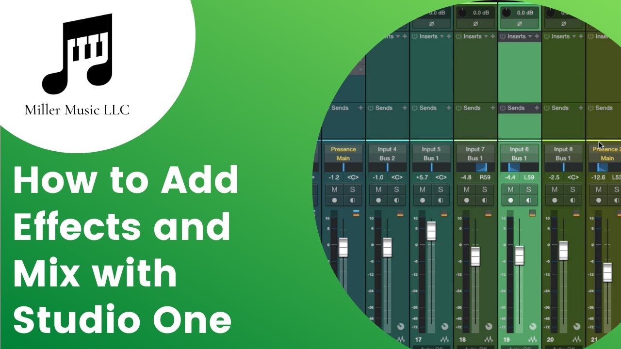 How to Add Effects and Mix with Studio One