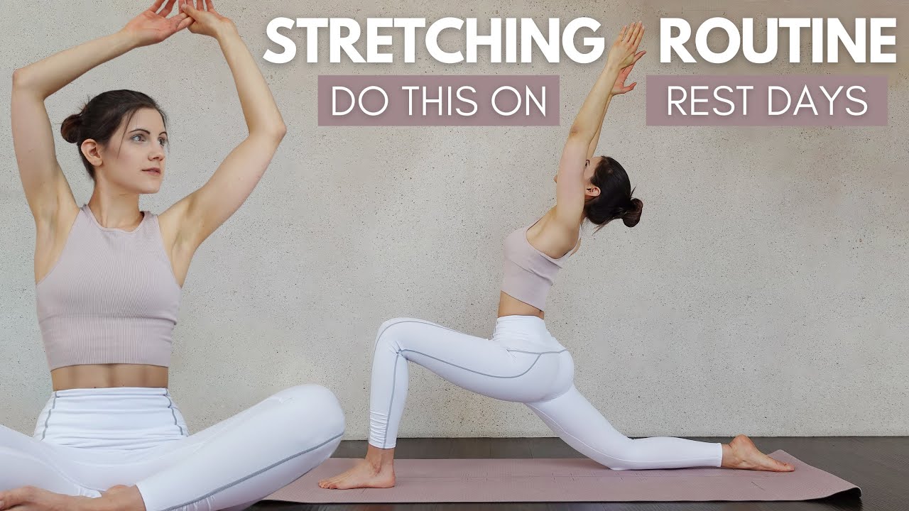 Mach diese 12 MIN Stretching Routine an deinen REST DAYS  | Ganzen Körper dehnen | Tina Halder