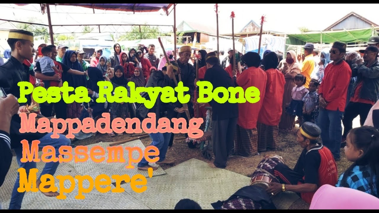 Pesta Panen Rakyat Bone Mappadendang Massempe Mappere