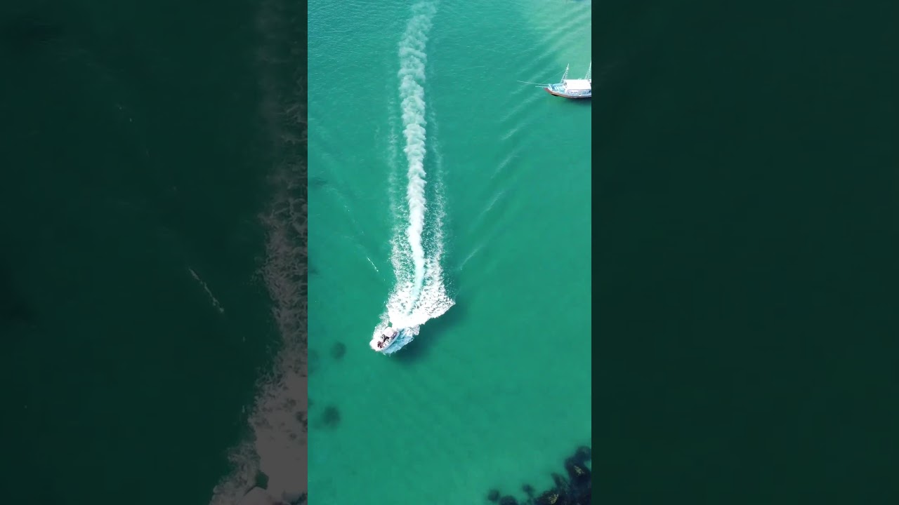 🚤⚓⛵Brasil, Ubatuba, playa de prumirim #shorts