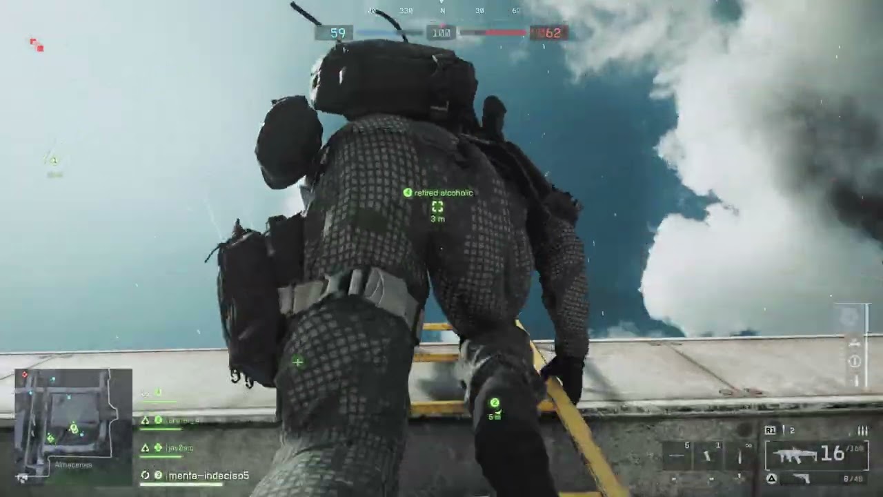 Battlefield 6 con un equipo de mierd@