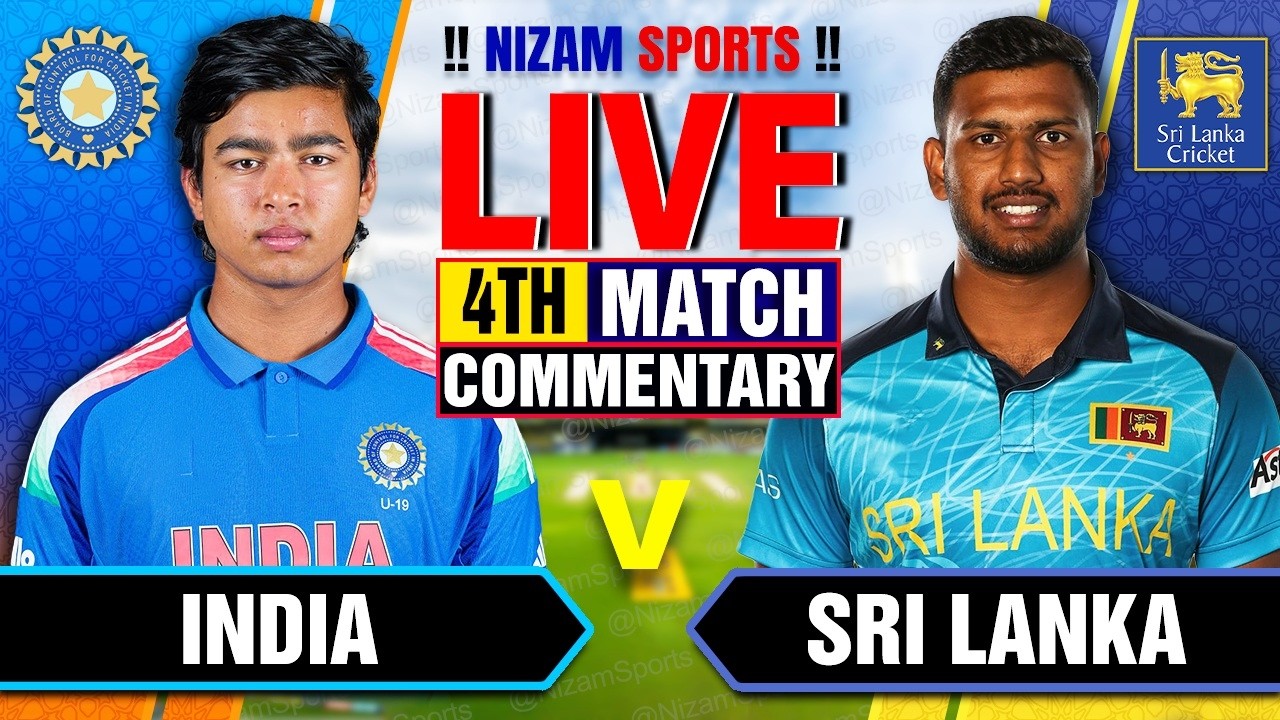 🔴Live: India vs Sri Lanka | 4th Match | Live Cricket Score & Commentary