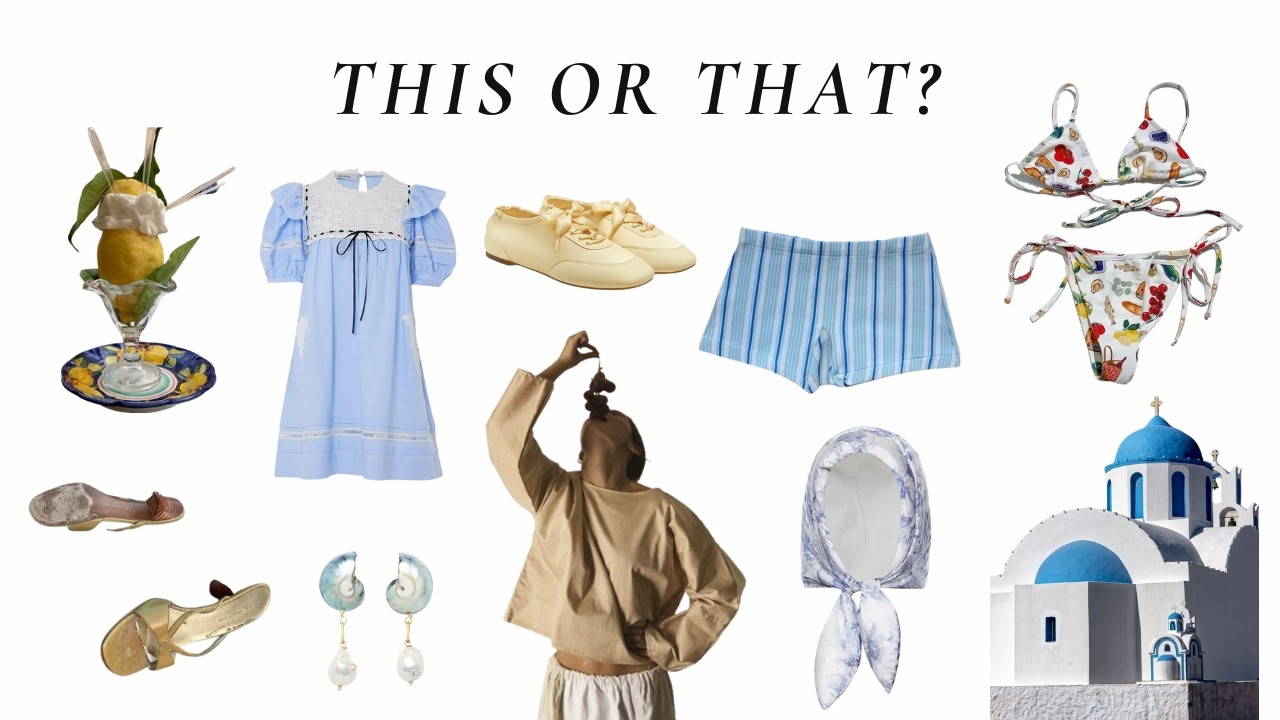 THIS or THAT? | European Summer Edition ☀️🍋 (coquette dilemma)