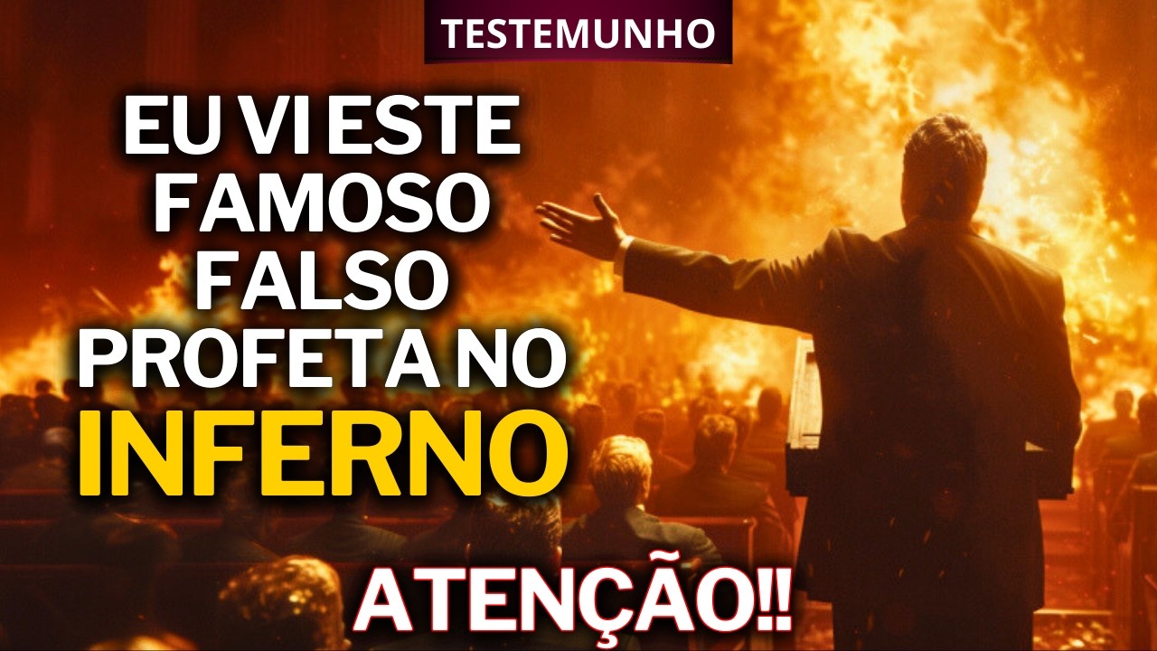 HOMEM FOI PARA O INFERNO E VIU ESTE FAMOSO FALSO PROFETA | Testemunho  Cristão |