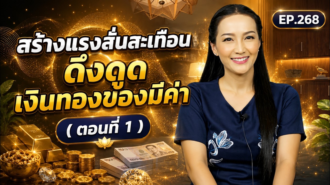 EP.268 | สร้างแรงสั่นสะเทือนดึงดูดเงินทองของมีค่า(ตอนที่ 1/2) | ครูทัชชี่