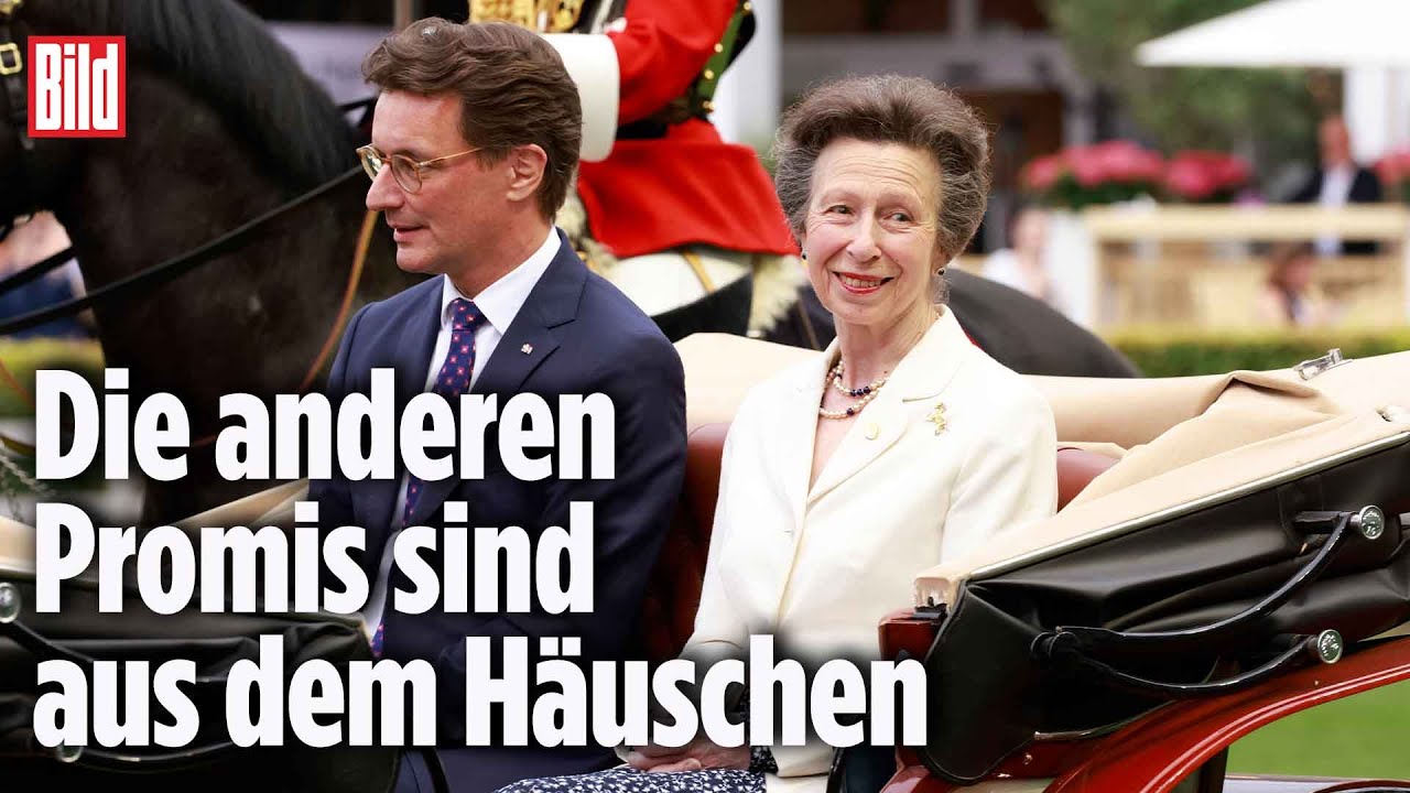 Prinzessin Anne eröffnet Aachener CHIO auf Deutsch