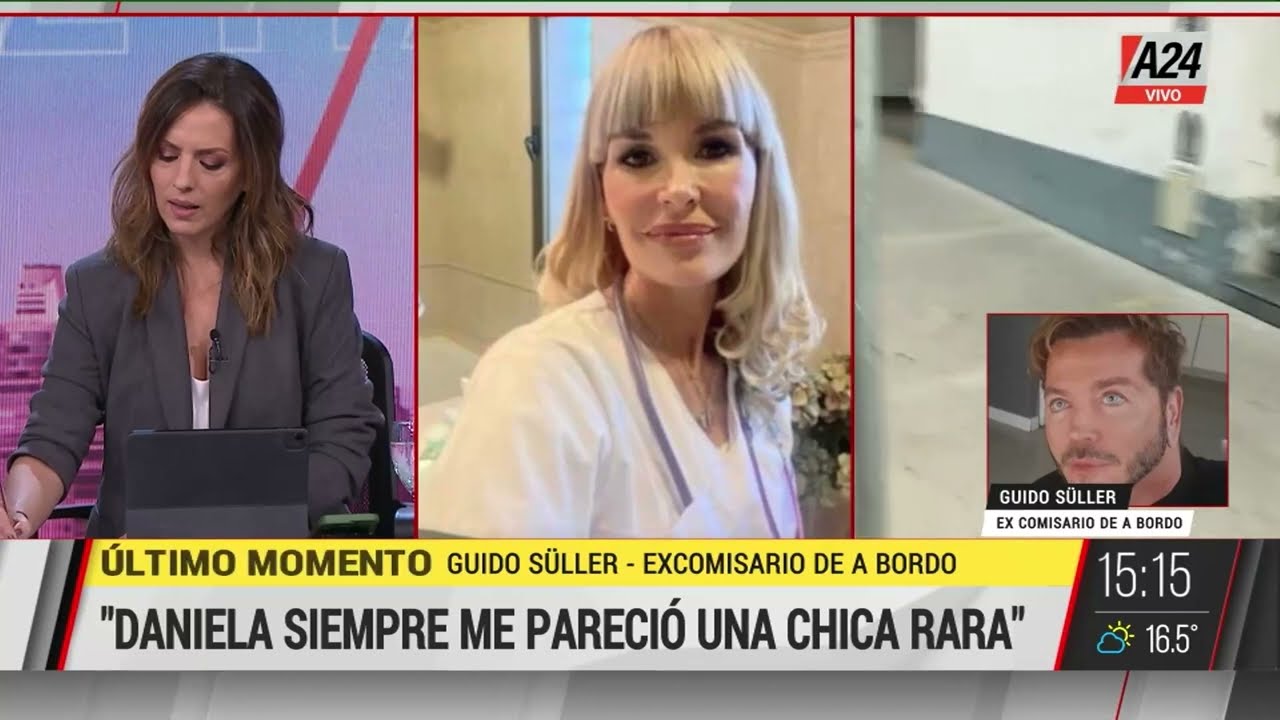 Guido Suller sobre la azafata: Daniela siempre me pareció una chica rara