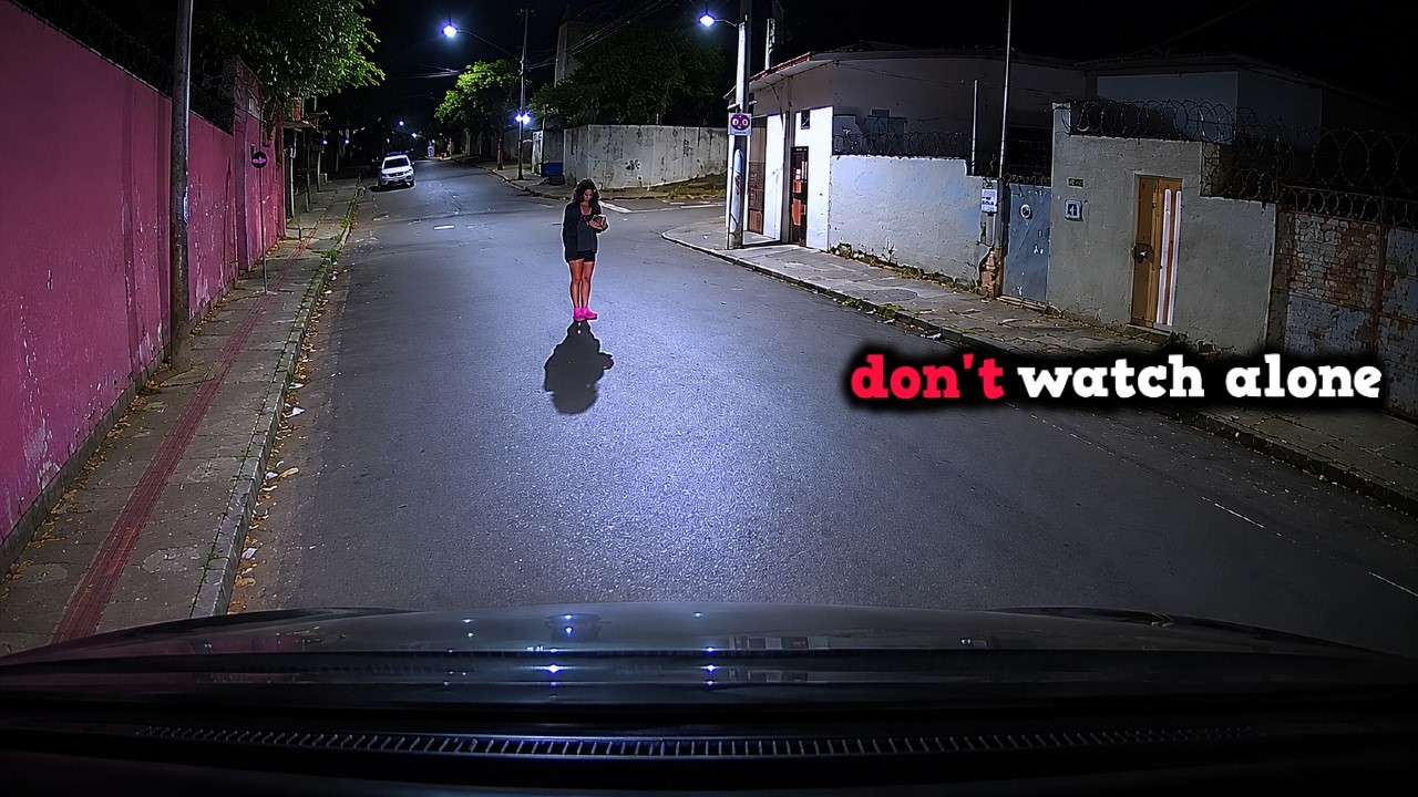 10 SCARY VIDEOS Caught In The Road!