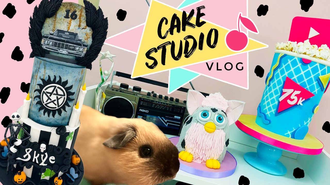 Behind the Mash-Up Cake | Cake Studio Vlog | Cherry Vlogs