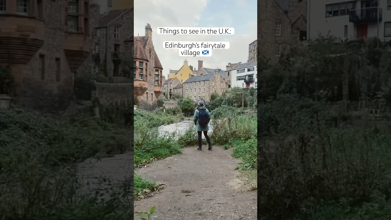 Top place to see in Edinburgh? Fairytale Dean village 🏴󠁧󠁢󠁳󠁣󠁴󠁿