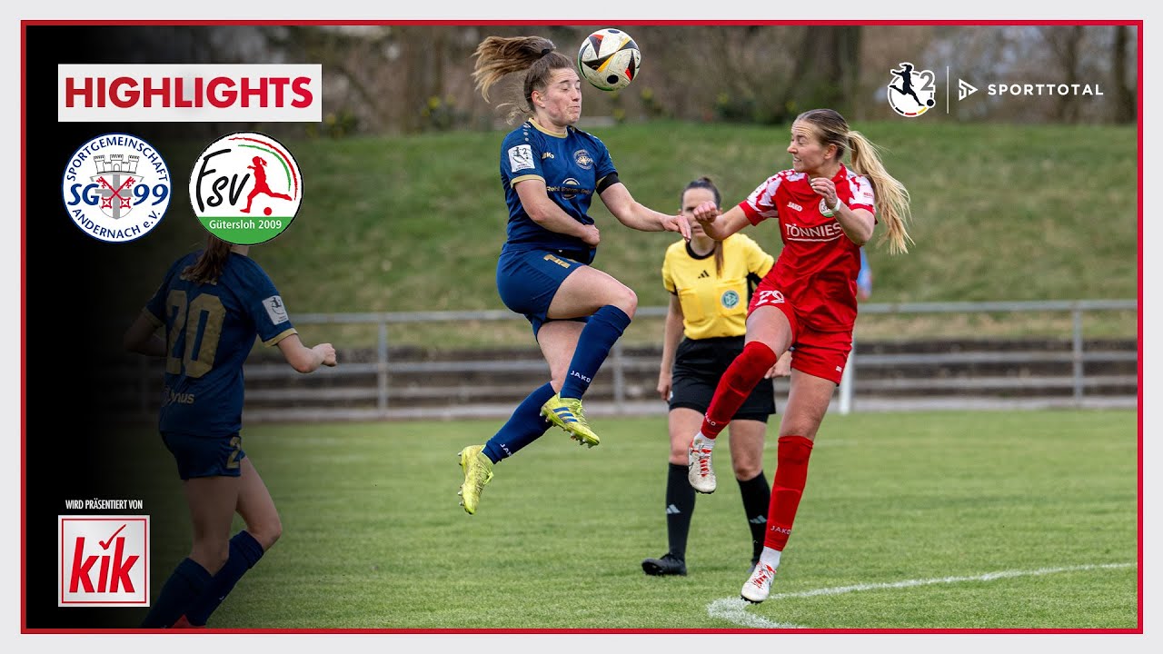 Später Schock im Abstiegskampf! | SG 99 Andernach - FSV Gütersloh 2009 | 2. Frauen-Bundesliga