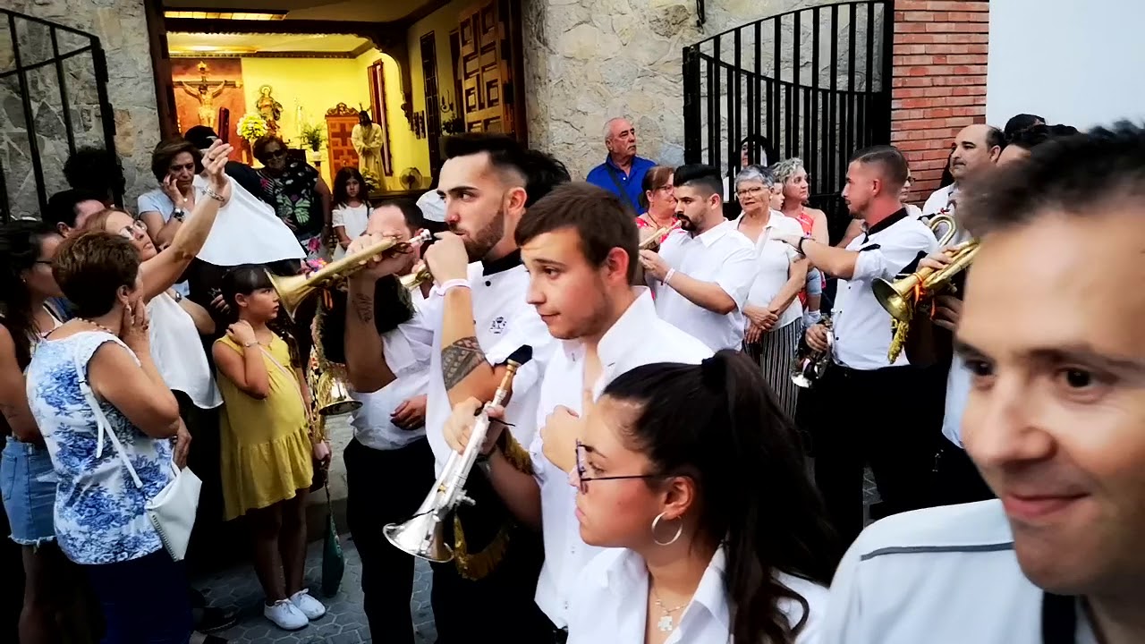 Prosecion del patrón SAN BENITO DE LEBRIJA. EN ⛪ CAPILLA DE LAS HERMANITA DE LA CRUZ. 14. 7. 2019. a