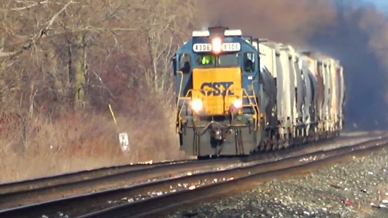 Встреча поездов CSX и NS! Скоростной канадско-тихоокеанский поезд! Гигантский поезд CSX Low Ride....