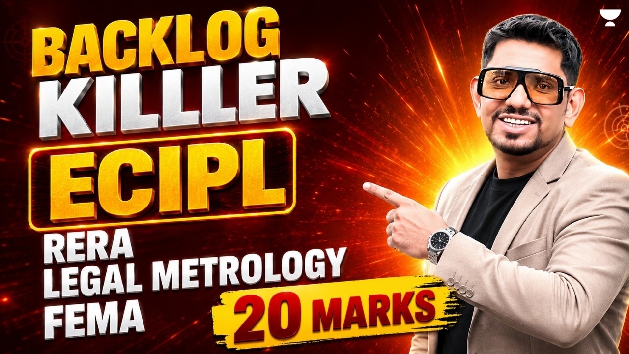 ECIPL MARATHON | ECIPL ONE SHOT REVISION | CS EXECUTIVE | CS AMIT VOHRA | UNACADEMY