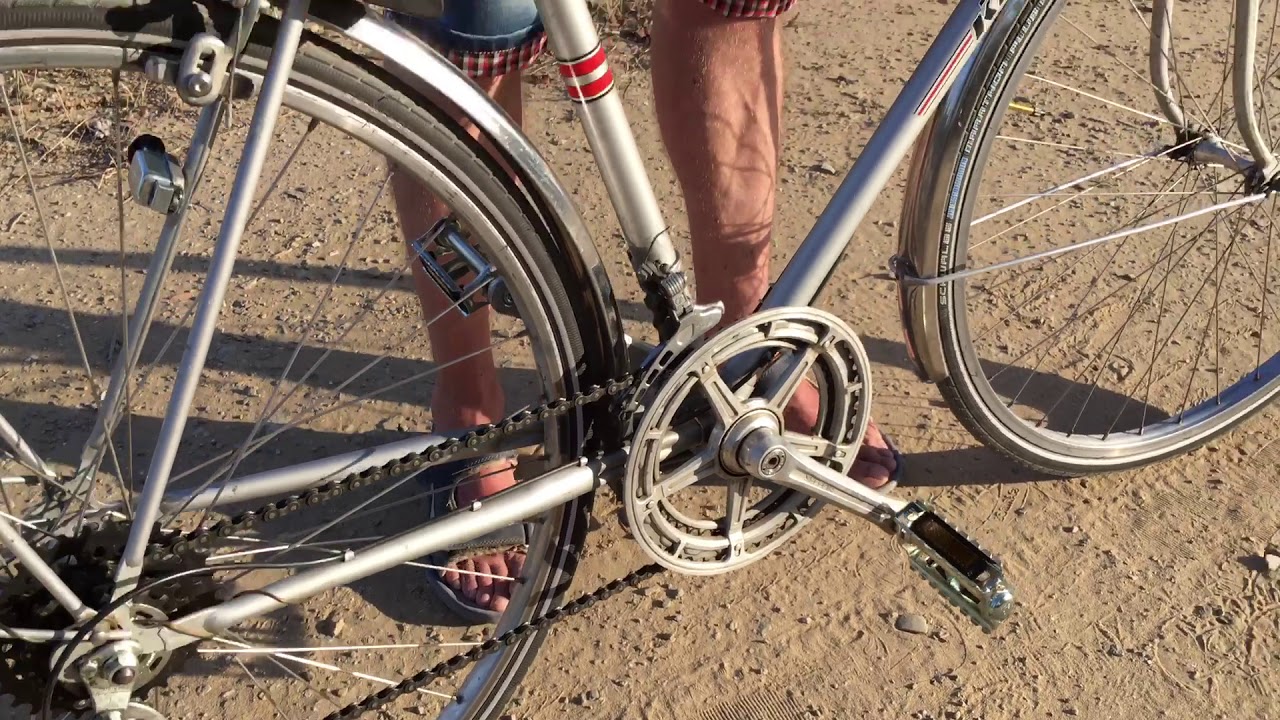 KTM Formula. The Shimano Front Freewheel System (FFS) in action.