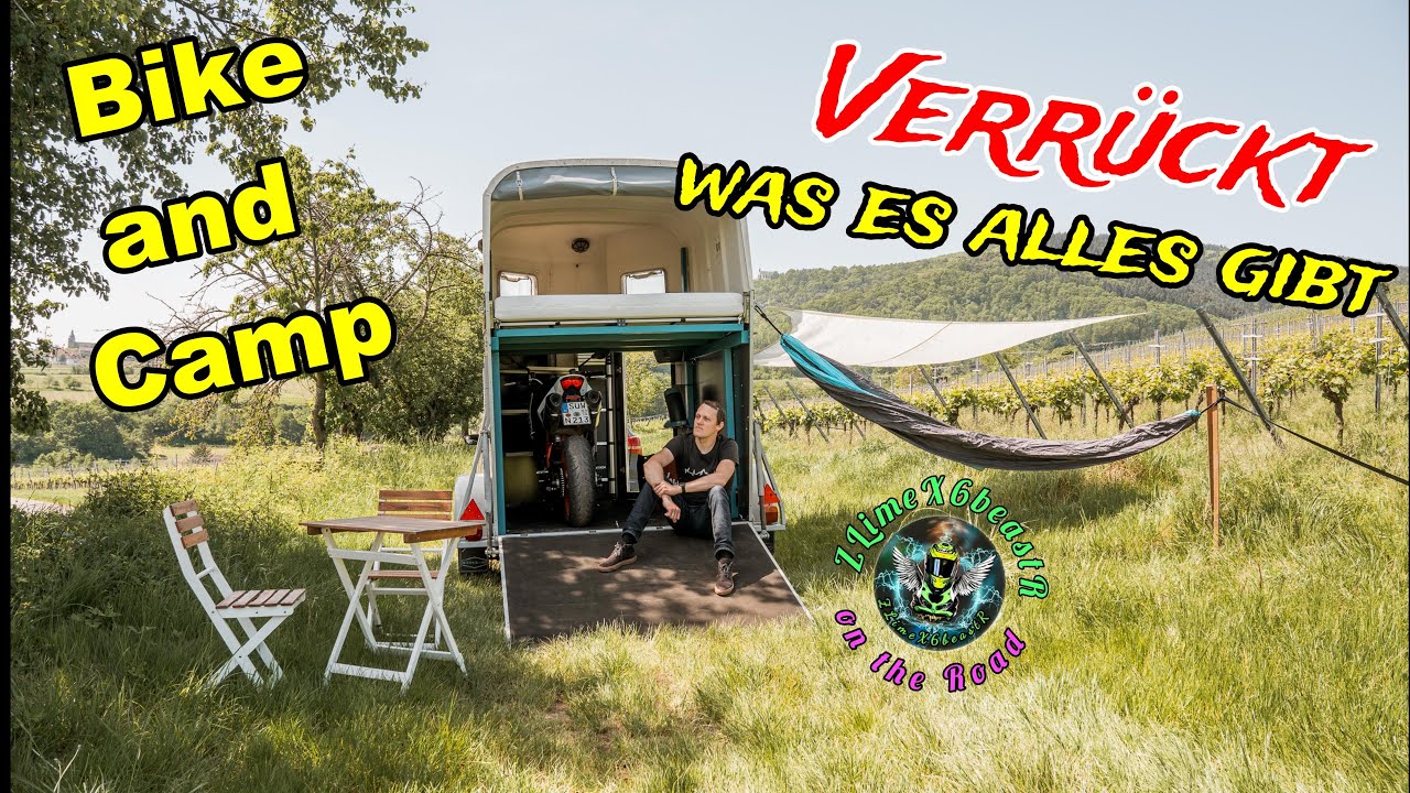 Cooles Teil👌 Bei seinem Motorrad schlafen. Bike and Camp machts möglich👍