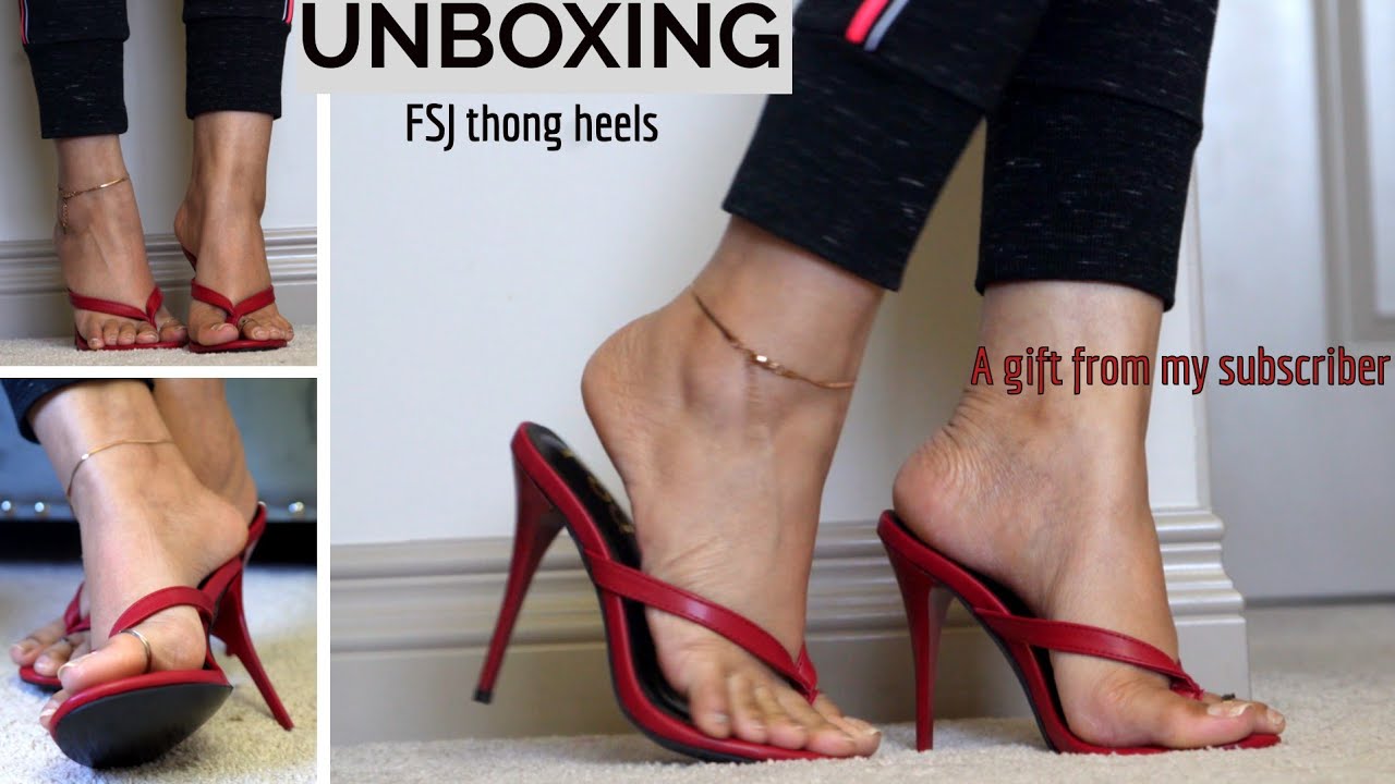 ●Unboxing & Review● FSJ Thong Heels From Amazon | A Gift From My Subscriber