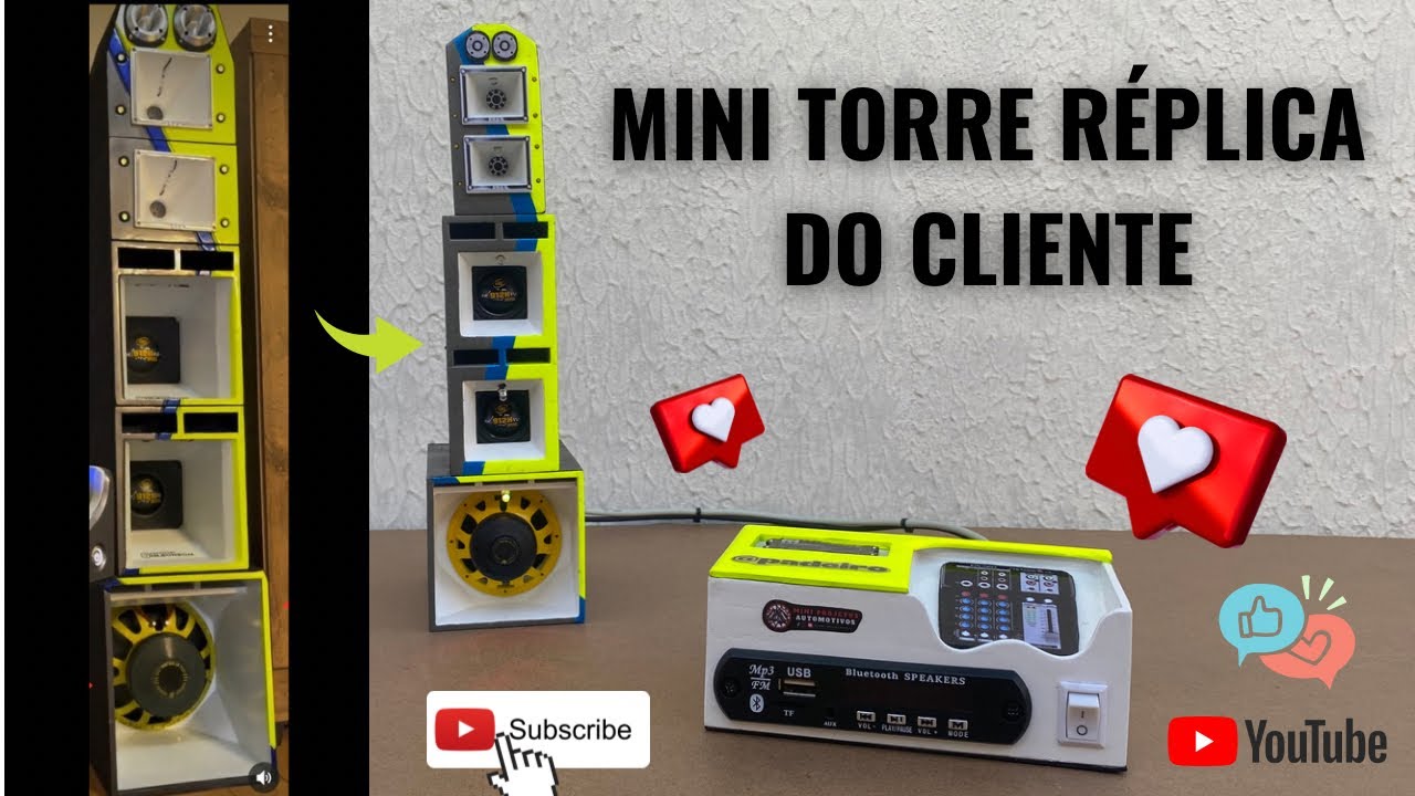 Miniatura torre réplica do cliente