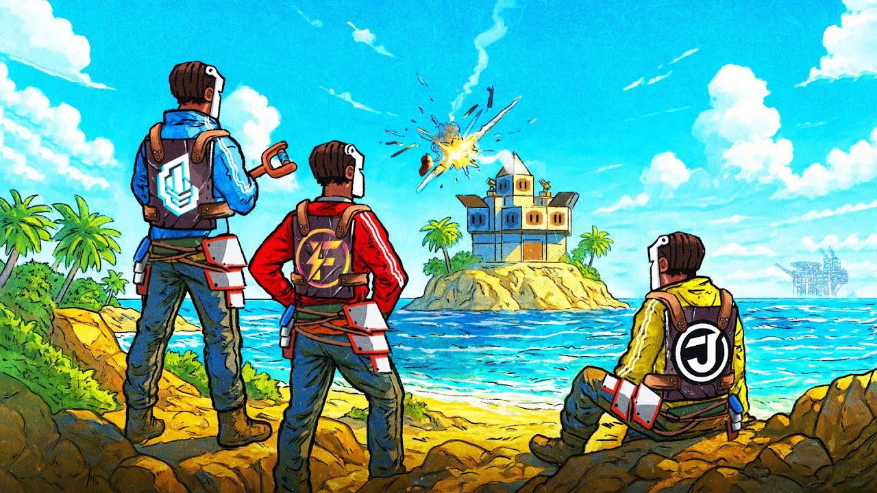 LIVING on the BEST ISLAND for an ENTIRE WIPE in RUST
