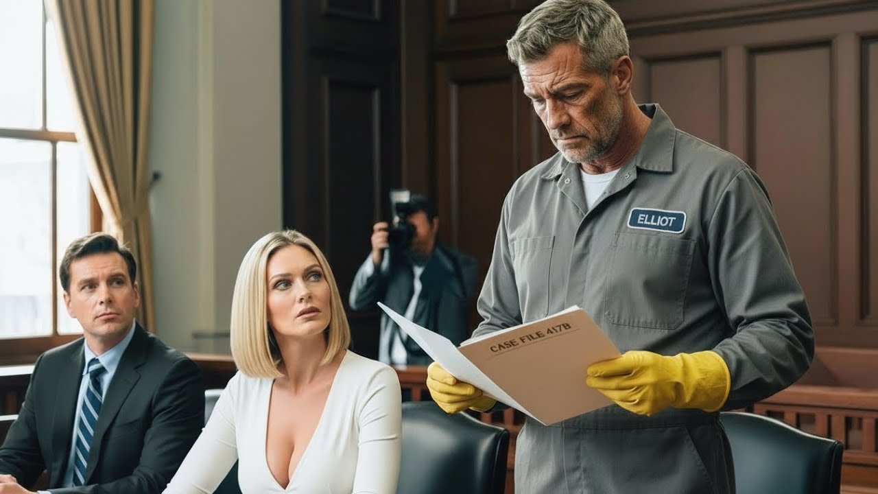 “I WILL DEFEND HER!” — Her Billionaire Lawyer Quit… Then a Single Dad Janitor Stood Up