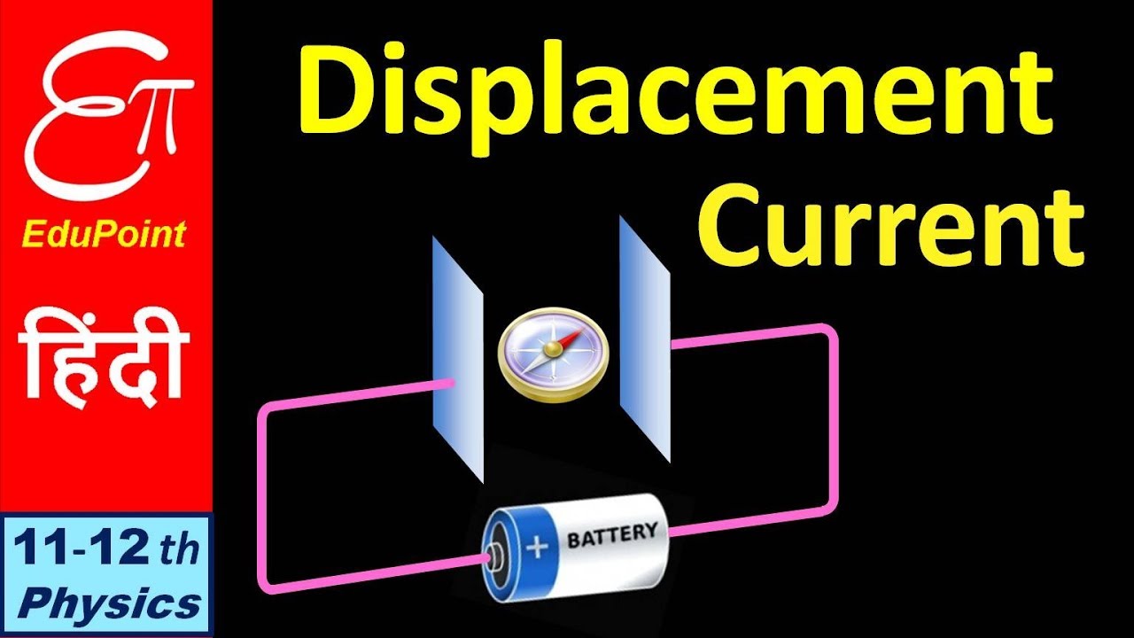 🔴 DISPLACEMENT CURRENT || Maxwell Ampere's Circuital Law || in HINDI