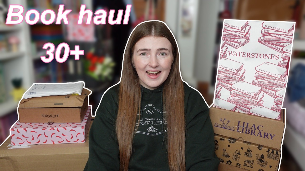Огромная покупка книг (более 30 наименований) 📚 с Amazon, Fairy Loot, Waterstones и других сайтов! 🎀