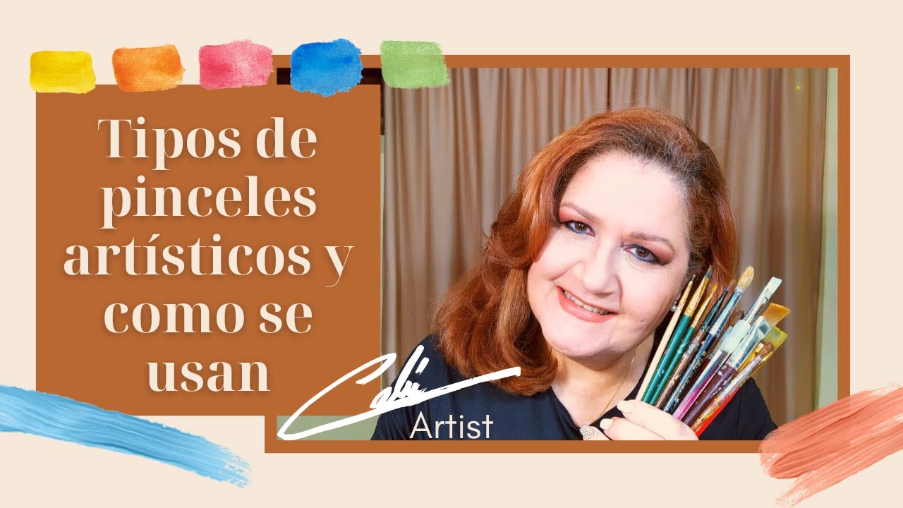 Cuales son los tipos de pinceles artísticos y como se utilizan