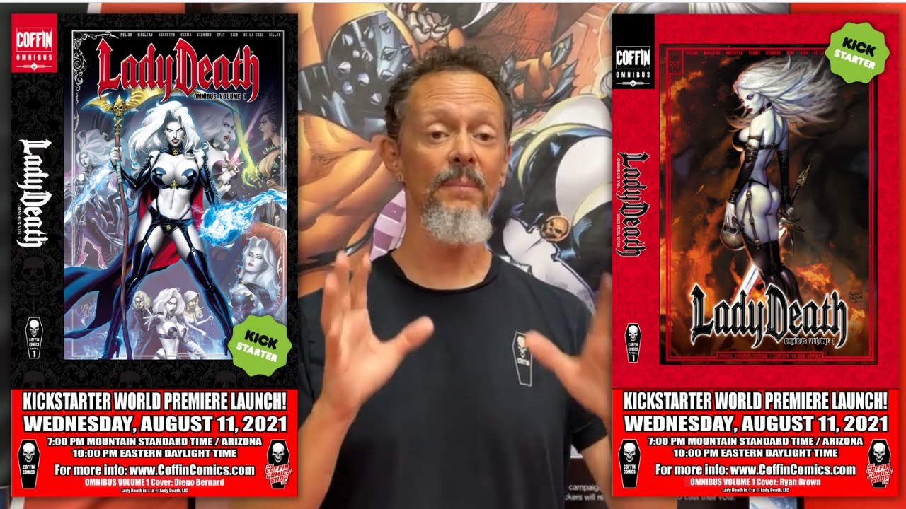 Advanced look into the Lady Death Omnibus launching on Kickstarter August 11.
