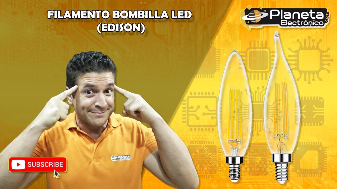 Filamento bombilla LED (EDISON)