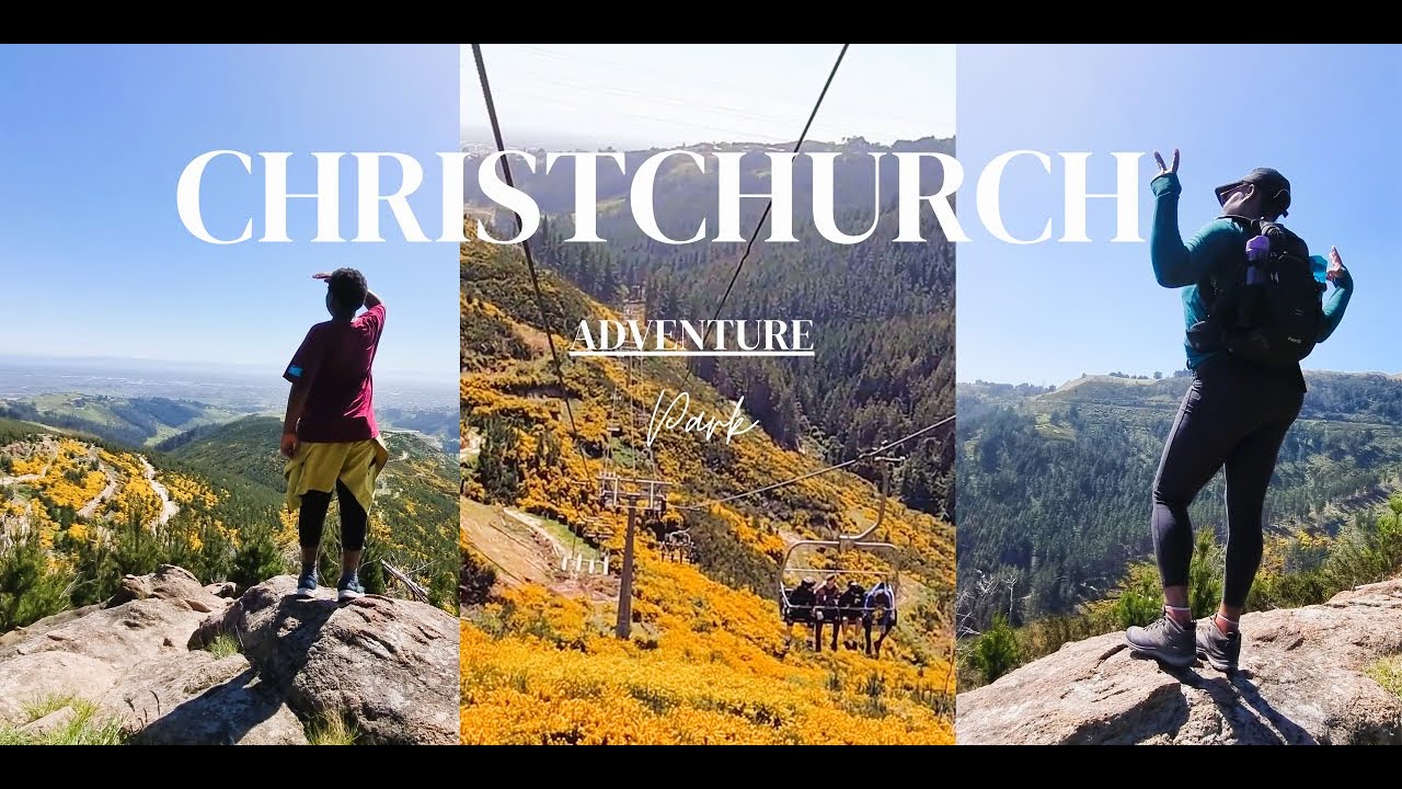 Hiking at Christchurch Adventure Park in Spring.