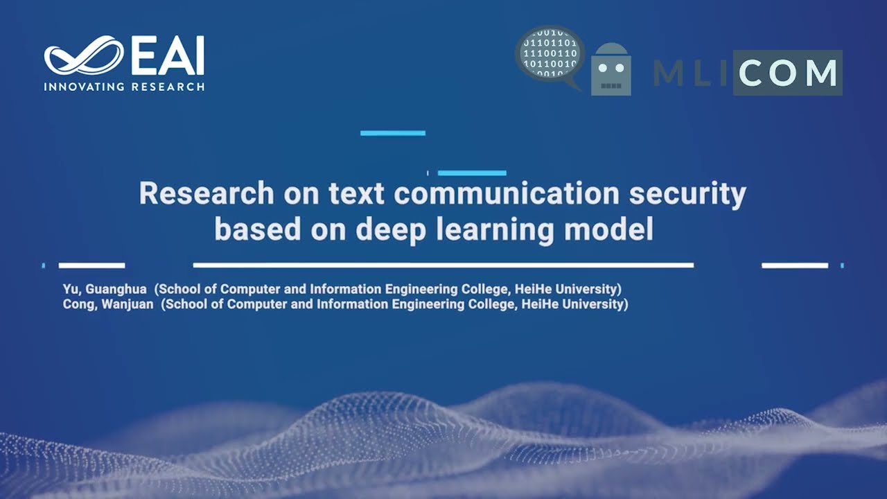Research on text communication security based on deep learning model