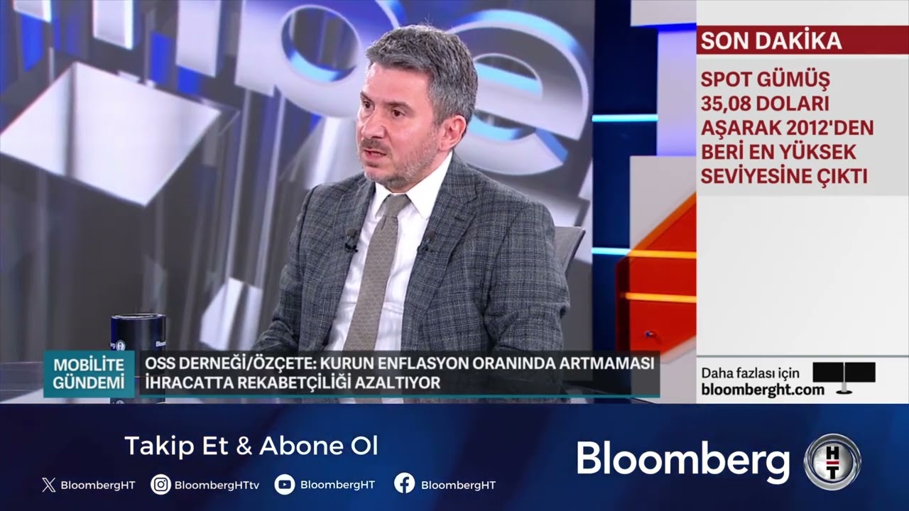 OSS Başkanı Ali ÖZÇETE'nin 05.06.2025 tarihli Bloomberg HT Kanalı Mobilite Gündemi Programı