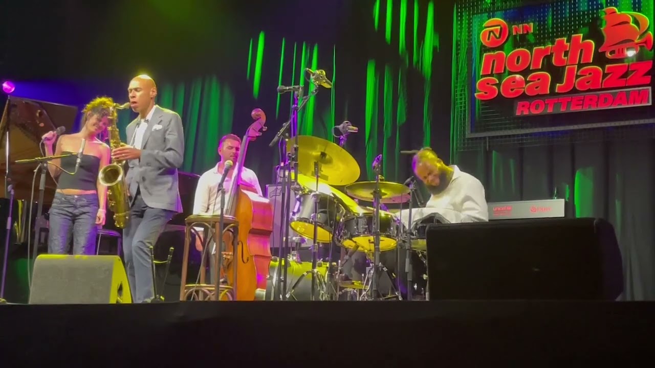 Nazir Ebo bij Joshua Redman, North Sea Jazz 2024
