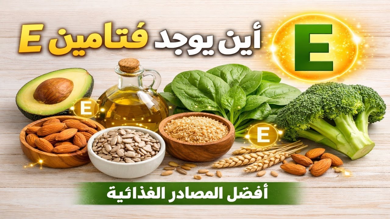 أين يوجد فيتامين ؟ E في الغذاء
