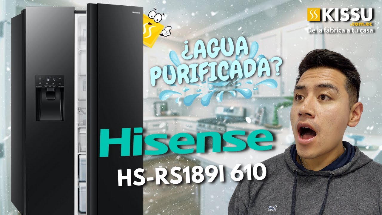 🧊 Refrigeradora HISENSE HS-RS189I side by side ¿es buena? 🤔