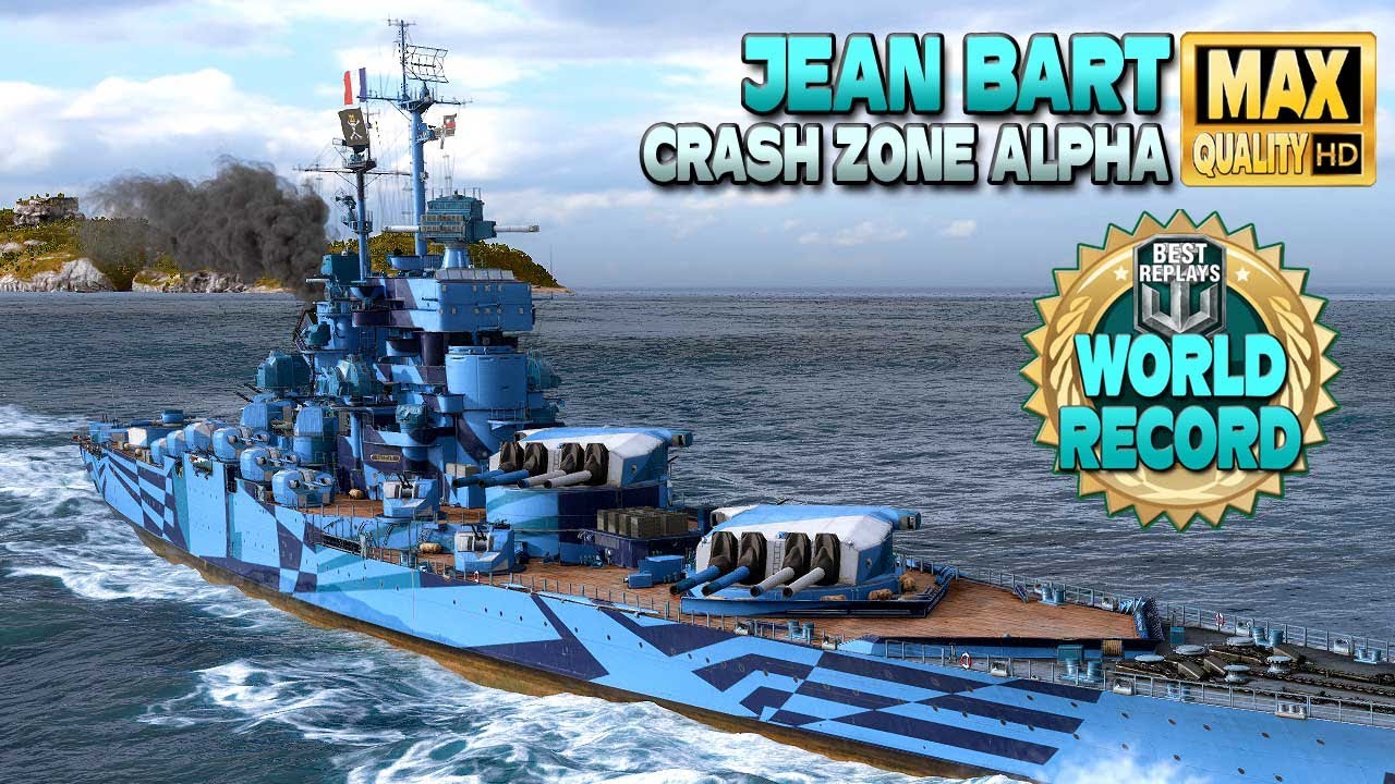 Линкор Жан Барт установил мировой рекорд повреждений - World of Warships