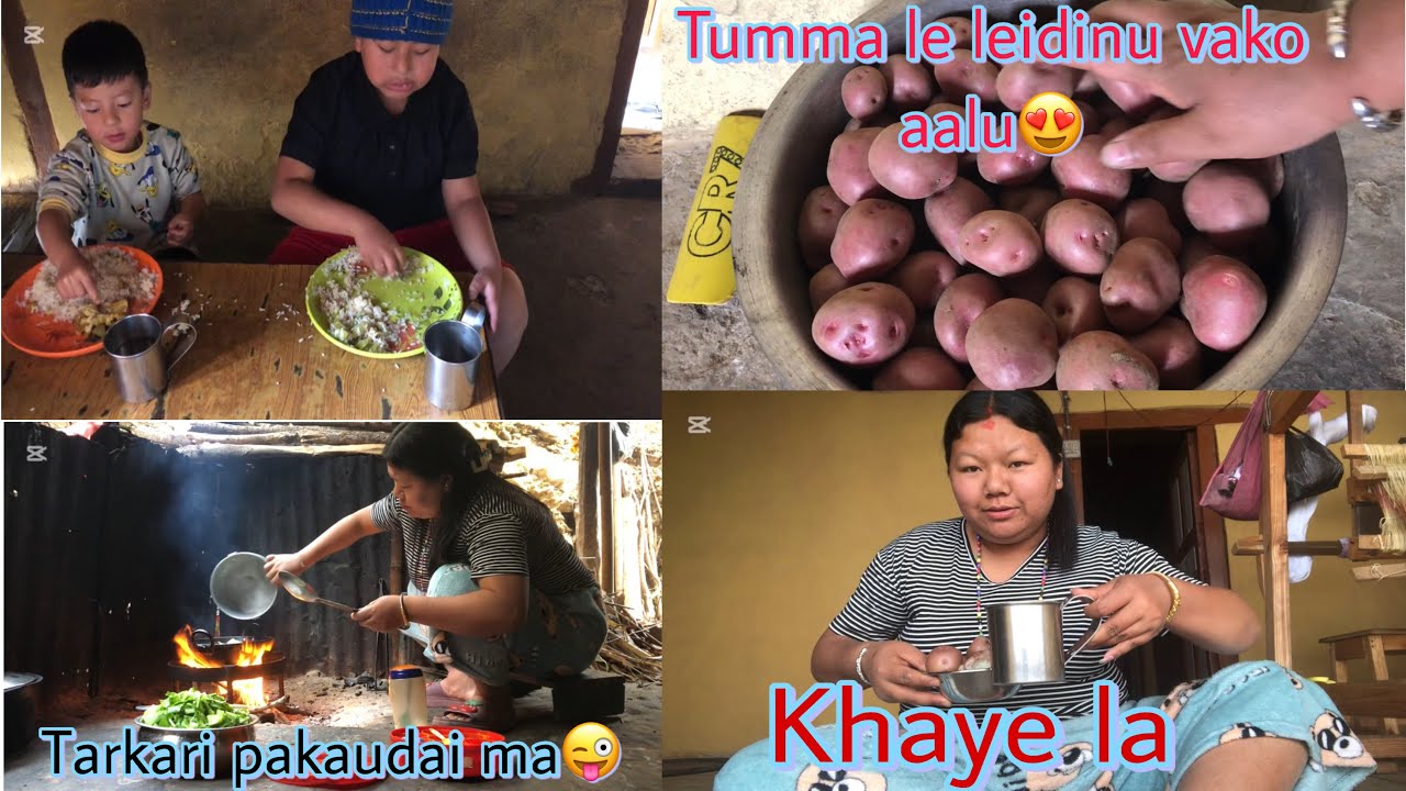 Hamro tumma le leidinu vako aalu pani usinera khaiyo😋mitho vo