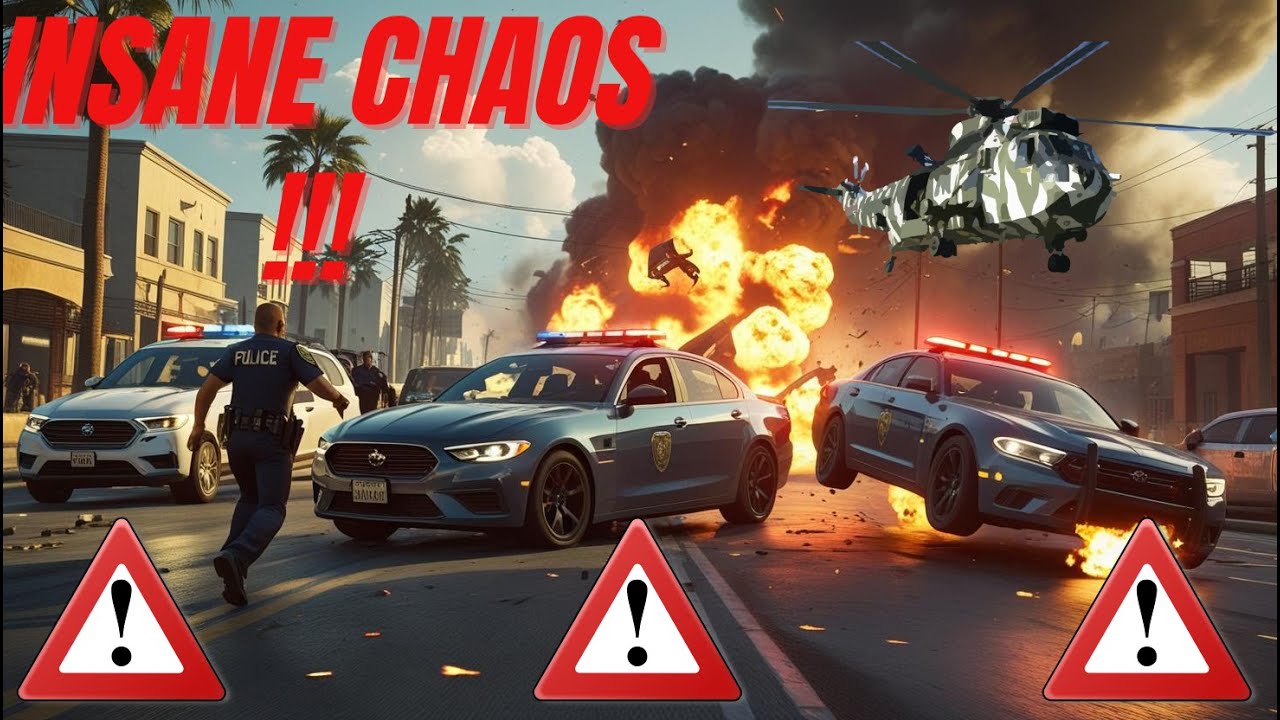 &ldquo;INSANE Police Convoy Attack in GTA 5 &ndash; Epic Chaos