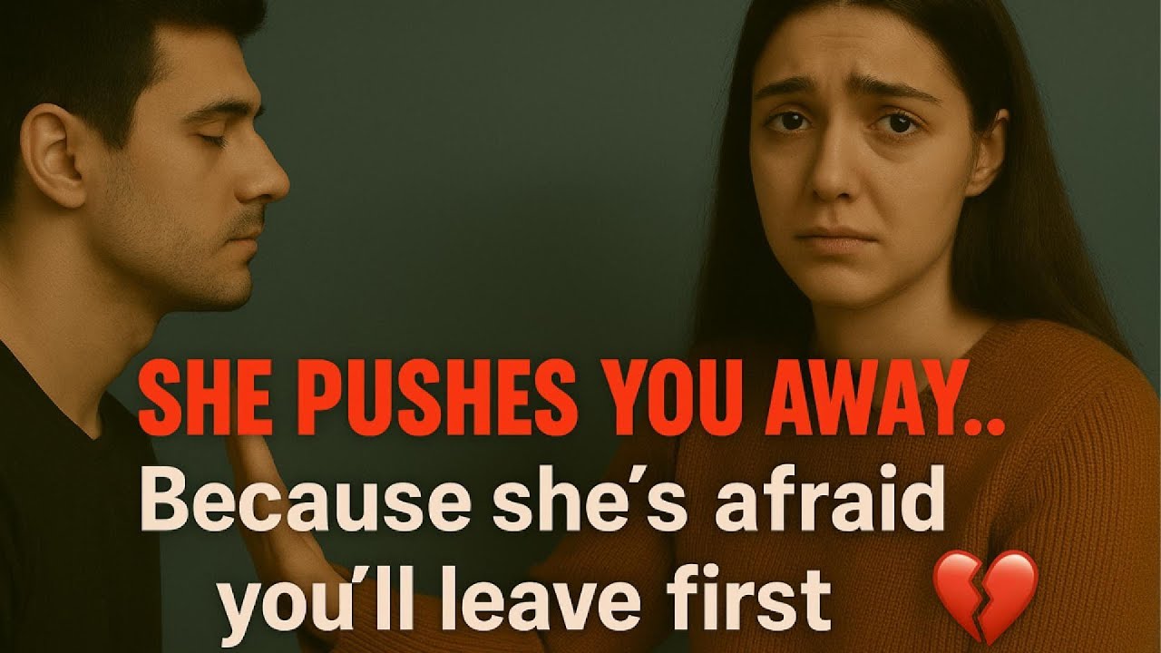 She Pushed You Away... Because She's Afraid You'll Leave First 💔❤️‍🩹😢