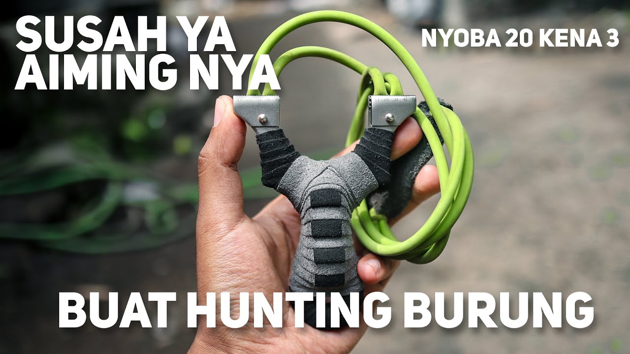 KETAPEL HUNTING TAPI PAKE KARET TUBE, AKURASI NYA GIMANA ? Catapult