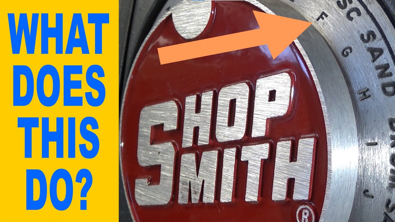 What Does the Dial do on the Front of the Shopsmith Mark V?